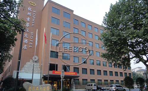 鑫利公司为杭州索菲亚大酒店提供管道配件