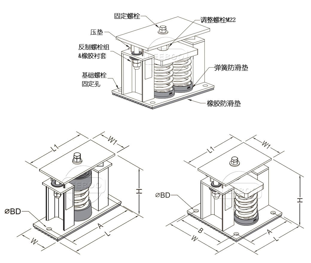 JA弹簧减震器